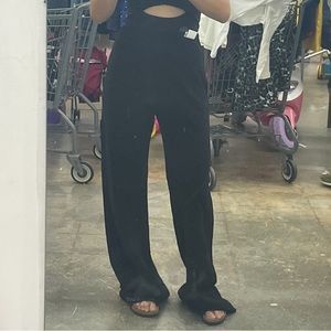 Rosetta Getty black stretch pants